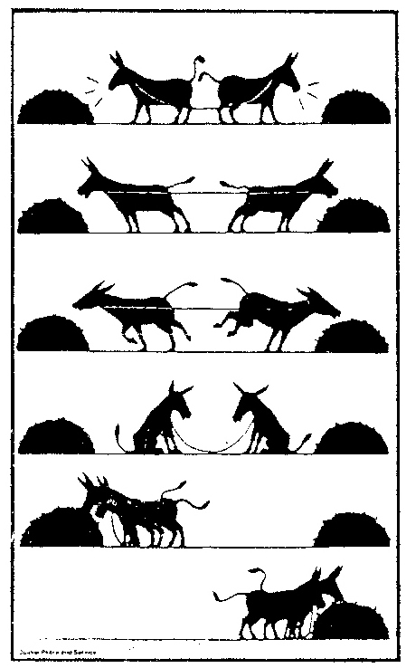 cooperation-two-mules